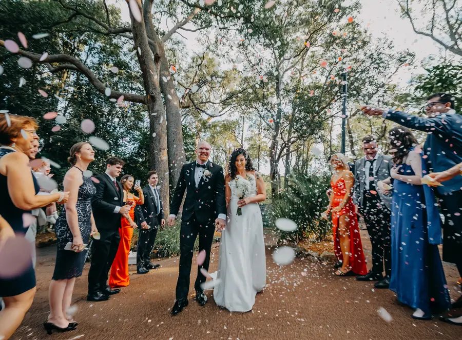 Bride and groom portrait in soft natural light, Perth wedding photography by Moment Makers Media